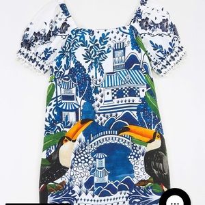 Farm rio ancient garden mini dress